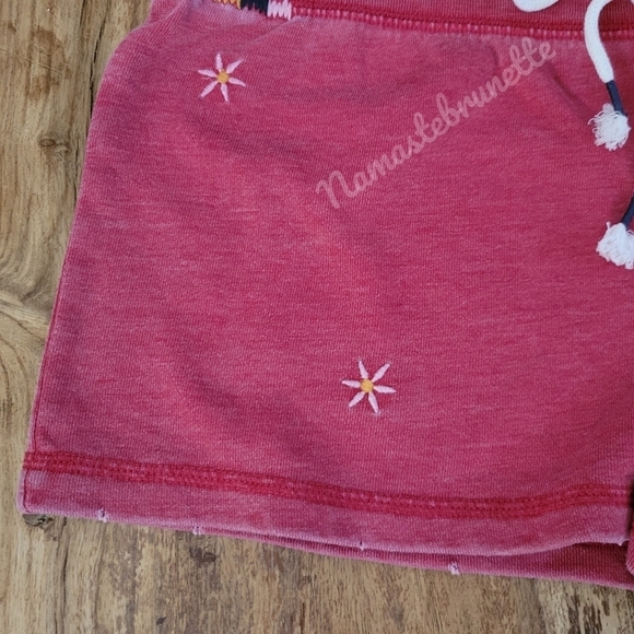 PJ Salvage Vintage Feels Embroidered Flower Lounge/PJ Shorts. NWT - Picture 9 of 11